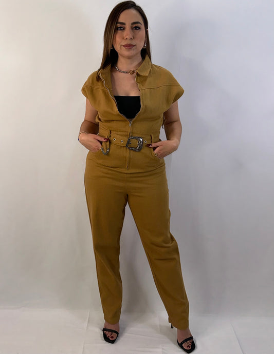 JUMPSUIT CARAMEL